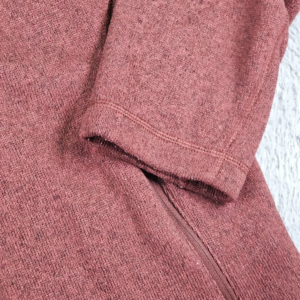 The North Face Fleece‎ Jacket Mens XL Red Full Zip Pockets Hiking Outdoor Warm